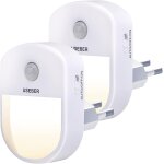 Usber veilleuse led [lot de 2] avec dtecteur de mouvement, 3 modes (auto / marche / arrt) pour chambre ...