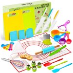 Ustensiles de cuisine enfant - complet 31pieces - couteau enfantkit patisserie enfant - vrais ustensiles ...