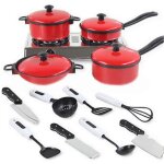 Ustensile de cuisine pour enfants, simulation cuisini�re a gaz, pot couteau, ustensile de cuisine, jouet ...