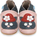 Utigh - chausson bebe fille et garon - chaussons enfant en cuir souple crche - chaussures bb premiers ...