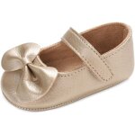 Utigh - chaussure bowknot premier pas fille ballerine bebe fille avec semelle antidrapante douce
