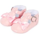 Utigh - chaussure bowknot premier pas fille ballerine bebe fille avec semelle antidrapante douce