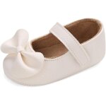 Utigh - chaussure bowknot premier pas fille ballerine bebe fille avec semelle antidrapante douce
