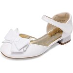 Utigh - kids babies fille princesse chaussure a talon ballerine enfant noeud papillon chausson mary jane ...