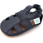 Utigh - sandales et bb et tout - petits en bleu marine cuir souple. garons et filles ¿ antidrapante, ...