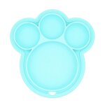 Vaisselle d'entraînement assiette en silicone mignon, plats d'alimentation sans bpa, succion, ours de ... Vaisselle d'entraînement assiette en silicone mignon, plats d'alimentation sans bpa, succion, ours de ...