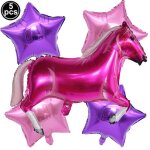 Vaisselle jetable de dcoration de fte de cheval assiettes de fte de cheval gobelets de serviette bannire ...