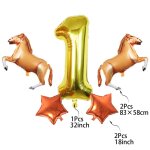 Vaisselle jetable de dcoration de fte de cheval assiettes de fte de cheval gobelets de serviette bannire ...