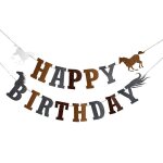 Vaisselle jetable de dcoration de fte de cheval assiettes de fte de cheval gobelets de serviette bannire ...