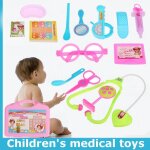 Valise médicale portable pour enfants, ensemble de jeu pour médecin et infirmière, 14 pièces / ensemble ... Valise médicale portable pour enfants, ensemble de jeu pour médecin et infirmière, 14 pièces / ensemble ...