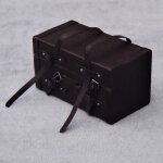Valise miniature en cuir pour maison de poup�e, ensemble de bagages de voyage pour les vacances, jouets, ...