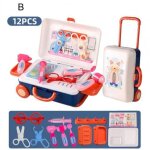 Valise portable pour enfants, jeu de simulation, ensemble d'outils m�dicaux, jouet, cadeau