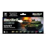Vallejo - farb - set, sowjetische panzerung und infanterie, wwiii accessoire pour mod�lisme, 070221, ...