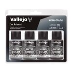Vallejo metal color set buse de r�acteur jet d'�chappement. 4 flacons. - vallejo