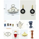 Vase en cramique pour le petit djeuner, thire a lait miniature, bol a nourriture, ensemble de cuisine, ...