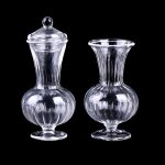 Vase miniature en verre pour maison de poupe 1:12, simulation de bonbonnire, modle jouet