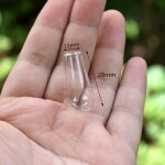 Vase en verre miniature 1:12 pour maison de poupe, accessoires de dcoration, jouet de haute qualit, ...