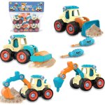 Véhicules de construction démonter et assemblage, jeux de construction, 4 en 1 diy tracteur jouet pour ... Véhicules de construction démonter et assemblage, jeux de construction, 4 en 1 diy tracteur jouet pour ...