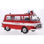 V�hicule miniature assemble - barkas b 1000 pompier 1965 1 - 18 mdg