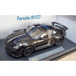V�hicules miniatures die cast 1 / 18 porsche 911 gt3 2022 - noire avec bande