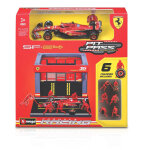 V�hicules miniatures die cast 1 / 43 formule 1 pit stop - ferrari sf 2024 + 1 formule 1 #leclerc