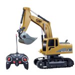 Vhicule tlcommand avec lumire pour garons, jouet de simulation rc, pelleteuse tlcommande universelle, ...