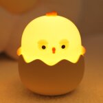 Veilleuse bb ours, 7 couleurs 3 modes veilleuse dimmable, lampe en silicone, veilleuse led rechargeable, ...
