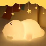 Veilleuse bébé ours, 7 couleurs 3 modes veilleuse dimmable, lampe en silicone, veilleuse led rechargeable, ... Veilleuse bébé ours, 7 couleurs 3 modes veilleuse dimmable, lampe en silicone, veilleuse led rechargeable, ...