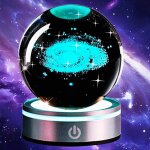 Veilleuse boule de cristal 3d pour enfants, boule de cristal nébuleuses led, lampe de nuit en verre avec ... Veilleuse boule de cristal 3d pour enfants, boule de cristal nébuleuses led, lampe de nuit en verre avec ...