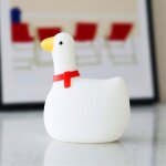 Veilleuse canard oie mignonne, lampe de chambre d'enfant rechargeable par usb avec lumi�res portables ...