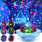 Veilleuse enfant, 6 films veilleuse bb, 15 couleurs 90 lumires projecteur ciel etoile, veilleuse enfant ...