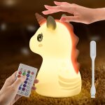 Veilleuse enfant bébé rechargeable licorne tactile fille portable maternité silicone souple lampe kawaii ... Veilleuse enfant bébé rechargeable licorne tactile fille portable maternité silicone souple lampe kawaii ...
