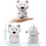 Veilleuse enfant chambre lampe veilleuse bebe veilleuse renard multicolore rechargeable led veilleuse ...