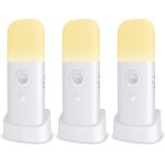 Veilleuse enfant, lampe d�tecteur de mouvement, luminosit� ajustable, portable, rechargeable, pour chambre ...