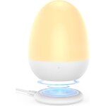 Veilleuse pour enfant avec pav� de charge stable, contr�le tactile et r�glage de la minuterie, abs + ...