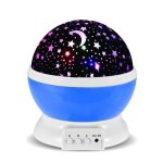 Veilleuse etoiles chevet veilleuse virevoltant lampe de projecteur en ciel etoile en plafonnier pour ...