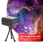 Veilleuse laser pour ktv, usb, portable, lampe de projection plein ciel et etoiles clignotantes, cadeau ...