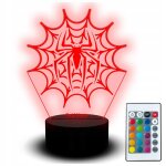 Veilleuse led 3d statuette gravure marvel spiderman conte de fes film pour enfants