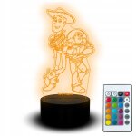 Veilleuse led andy buzz l'clair toy story disney woody figurine enfant