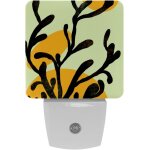 Veilleuse a led avec capteur automatique, carr d'algues, veilleuse automatique du crpuscule a l'aube, ...