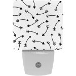 Veilleuse a led avec capteur automatique, flèche carrée, veilleuse automatique du crépuscule a l'aube, ... Veilleuse a led avec capteur automatique, flèche carrée, veilleuse automatique du crépuscule a l'aube, ...