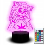 Veilleuse led fnaf five nights at freddy's freddy roxie pour enfants pc