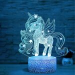 Veilleuse licorne, veilleuses pour enfants, cadeaux licorne pour filles, télécommande 16 couleurs changeantes ... Veilleuse licorne, veilleuses pour enfants, cadeaux licorne pour filles, télécommande 16 couleurs changeantes ...