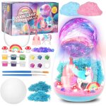 Veilleuse licorne fille avec diy lampe de lune, terrarium enfant, licorne jouet bricolage enfant pour ...