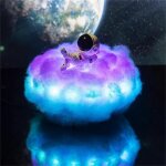 Veilleuses nuage 3d arc en ciel effet lampes de table espace astronaute led coloré lampe de nuit pour ... Veilleuses nuage 3d arc en ciel effet lampes de table espace astronaute led coloré lampe de nuit pour ...
