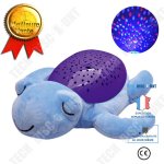 Veilleuse peluche rassurante bebe enfant tortue lumineuse projection ciel etoil animaux musicale jouet ...