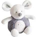 - veilleuse peluche souris musicale et lumineuse pour enfant - avec 3 lumires - taille 20 cm - gris ...