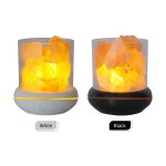 Veilleuse en pierre de sel en cristal, 7 couleurs, lampe led en cristal de roche, diffuseur d'huiles ... Veilleuse en pierre de sel en cristal, 7 couleurs, lampe led en cristal de roche, diffuseur d'huiles ...