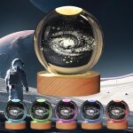 Veilleuse solaire 3d en forme de boule de cristal - 8, 9 cm - 7 couleurs changeantes - pour décoration ... Veilleuse solaire 3d en forme de boule de cristal - 8, 9 cm - 7 couleurs changeantes - pour décoration ...