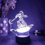 Veilleuse ufo robot goldorak lampe 3d chariot tv